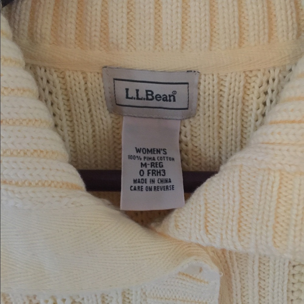 L.L. Bean Pima Cotton Cardigan - Never worn - Picture 4 of 10